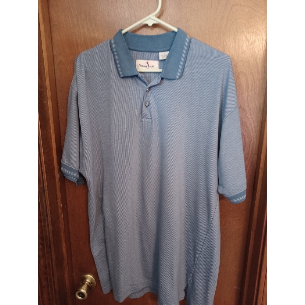 Frenzi men's Blue Golf shirt. Sz. L.
